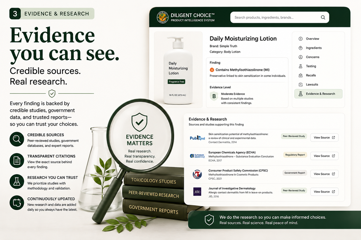 Diligent Choice Product Intelligence System