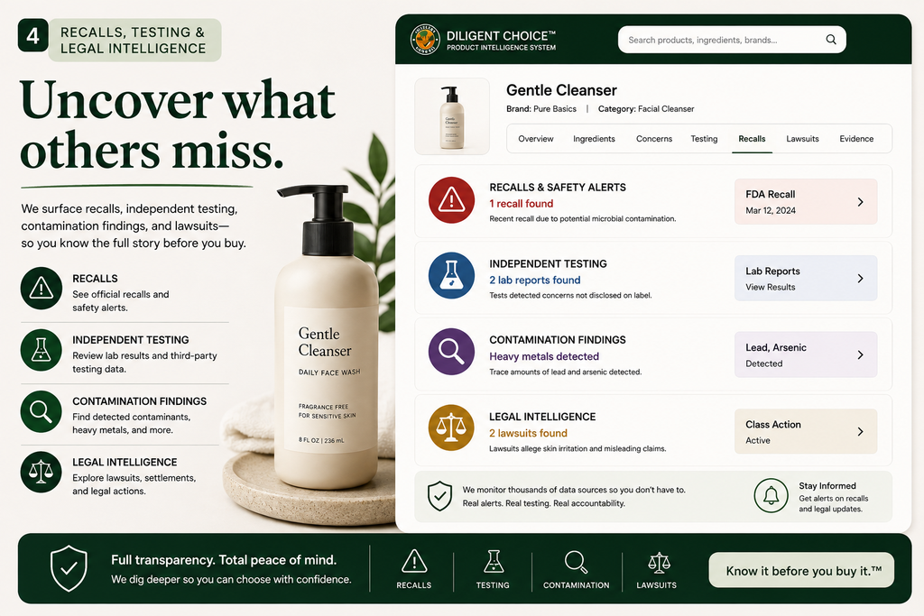 Diligent Choice Product Intelligence System