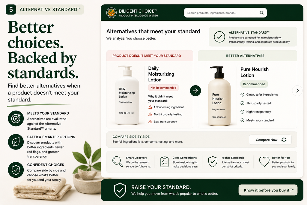 Diligent Choice Product Intelligence System